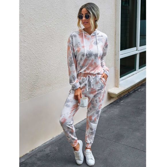 Tie Dye 2 Piece Set: Hoodie & Sweatpants - Picture 5 of 7